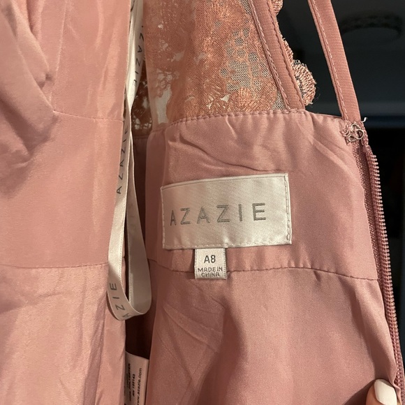 Azazie Bridesmaid dress in the color Dusty Rose - Picture 7 of 12
